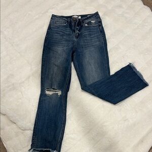 Flying Monkey Classic Blue Distressed Women's Jeans